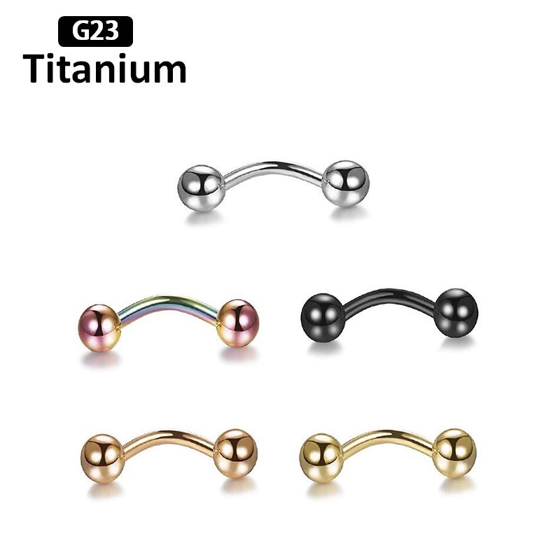 Body Jewelry Universe - G23 Titanium Piercing Klassieke Dubbele Bal