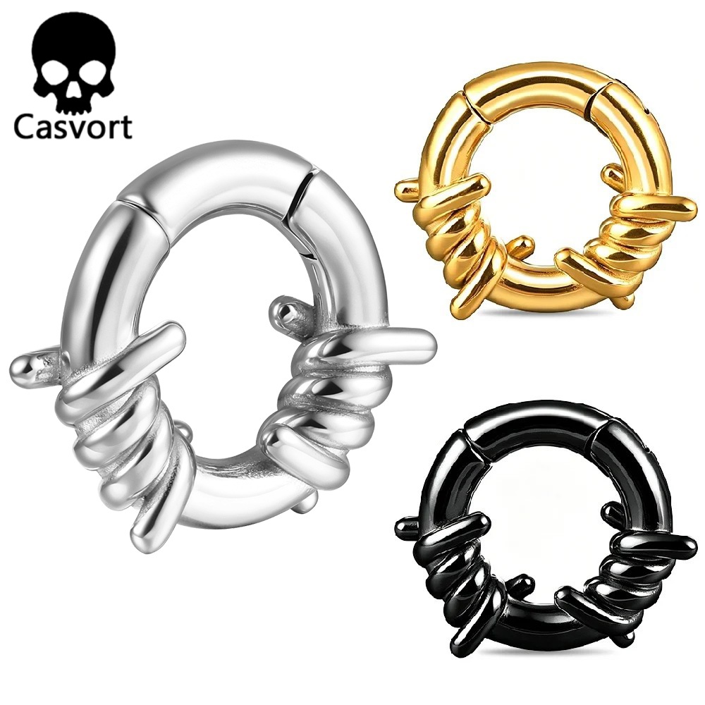 Body Jewelry Hangers - Casvort 2 STUKS Roestvrij Stalen Touw