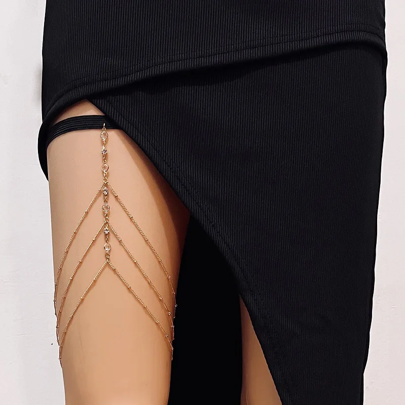 Body Jewelry Leg Chain - Mode Zomer Boheemse Dijketting Eenvoudige Sexy