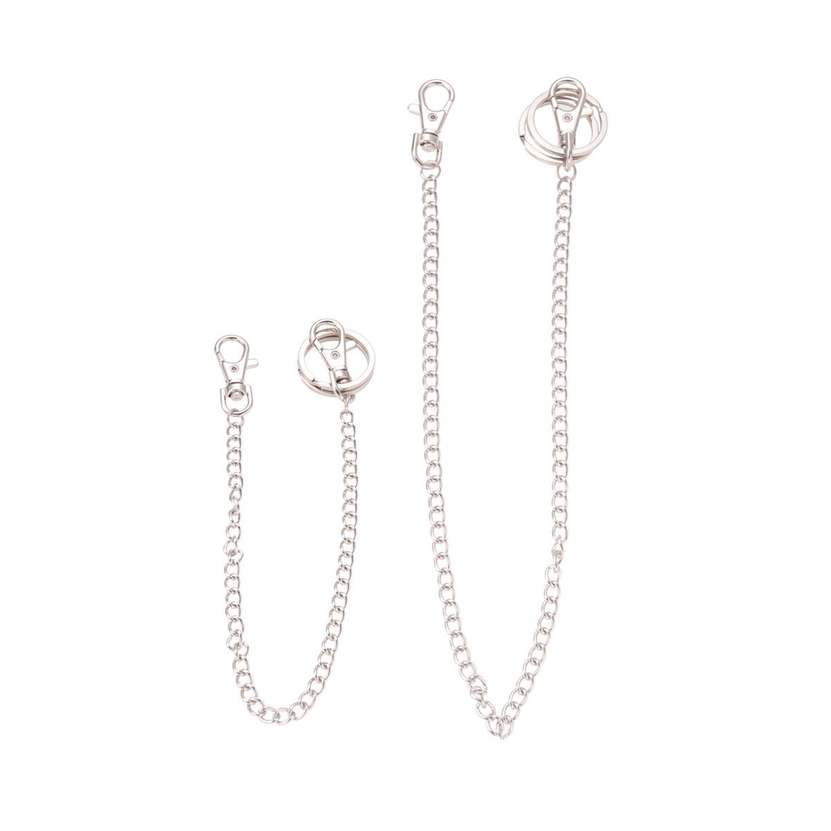 2 stuks zilveren metalen broek - Body Jewelry Universe recensie en prijs