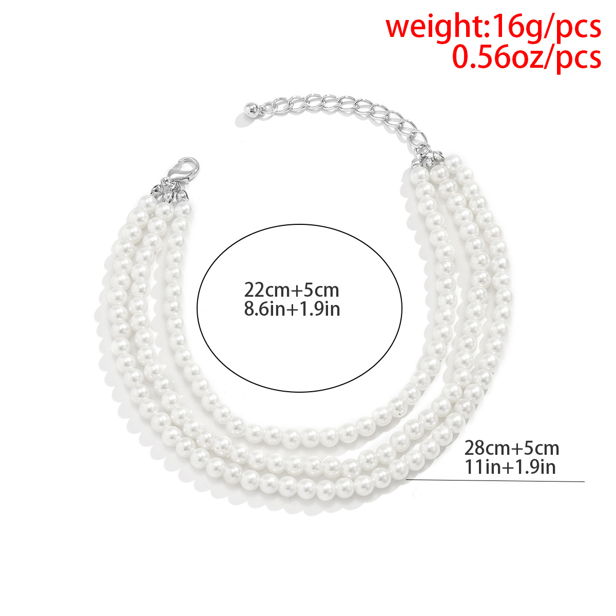 Boheemse Imitatie Parel Enkelb - Body Jewelry Leg Chain recensie en prijs