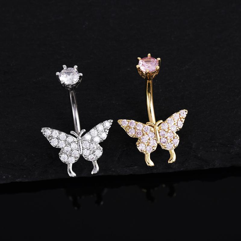 Vlinder Zirkoon Navelringen Y2 - Body Jewelry Universe recensie en prijs