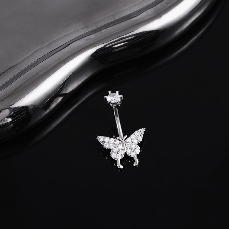 Vlinder Zirkoon Navelringen Y2 - Body Jewelry Universe recensie en prijs