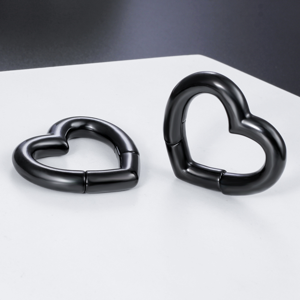 Twolobes 2 STUKS Hart 316 Rvs  - Body Jewelry Hangers recensie en prijs