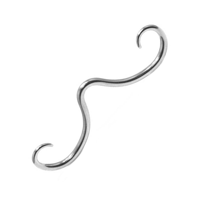 Rvs Neuspiercings Septum Snor  - Body Jewelry Hangers recensie en prijs