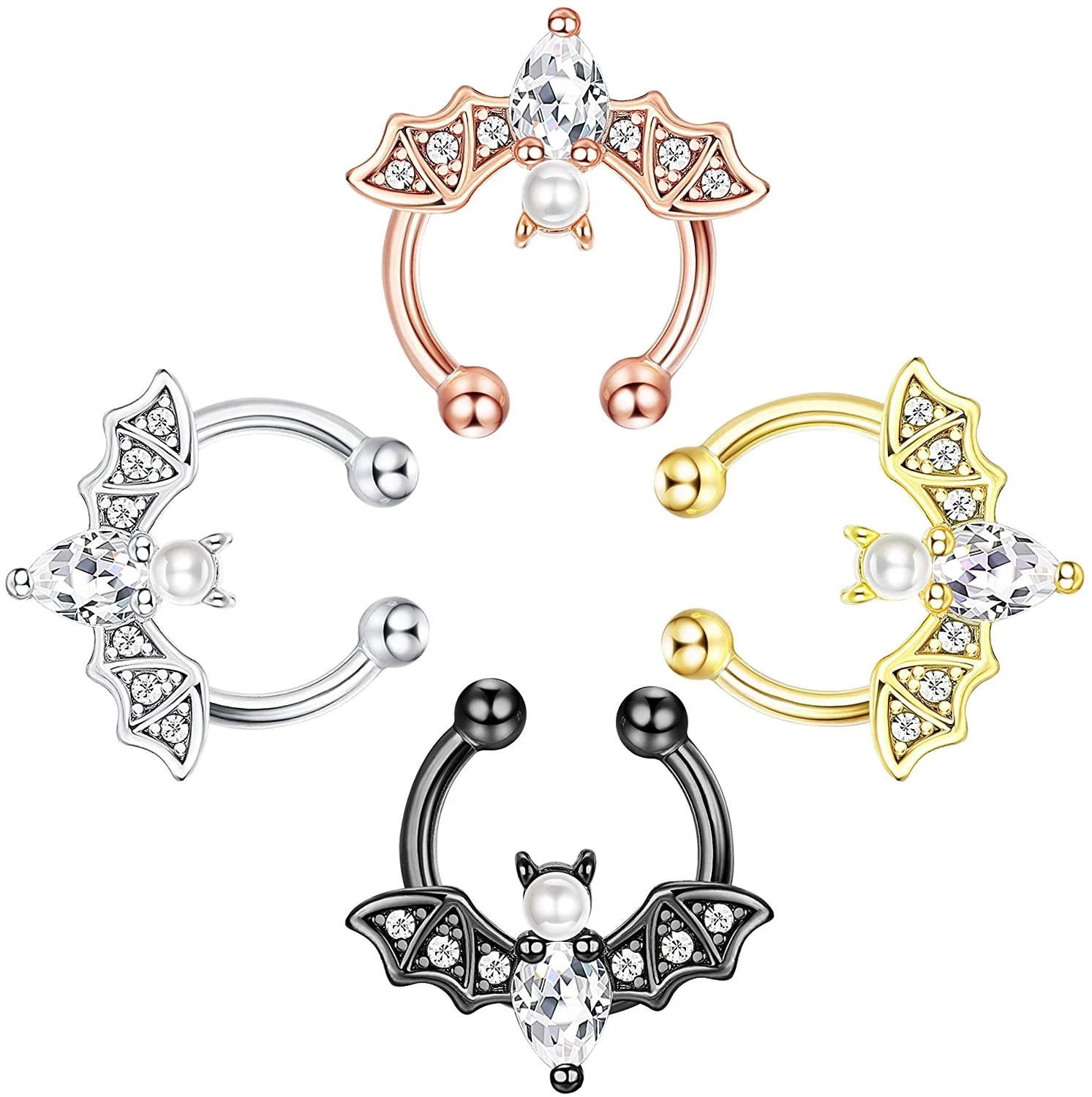 Halloween Donker Roestvrij Sta - Body Jewelry Universe recensie en prijs