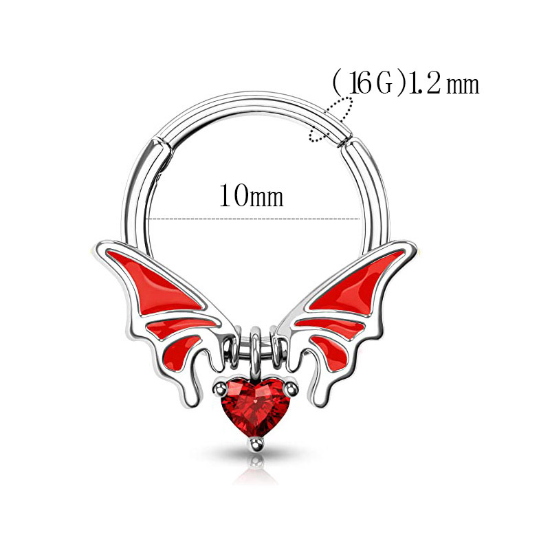 Halloween Donker Roestvrij Sta - Body Jewelry Universe recensie en prijs