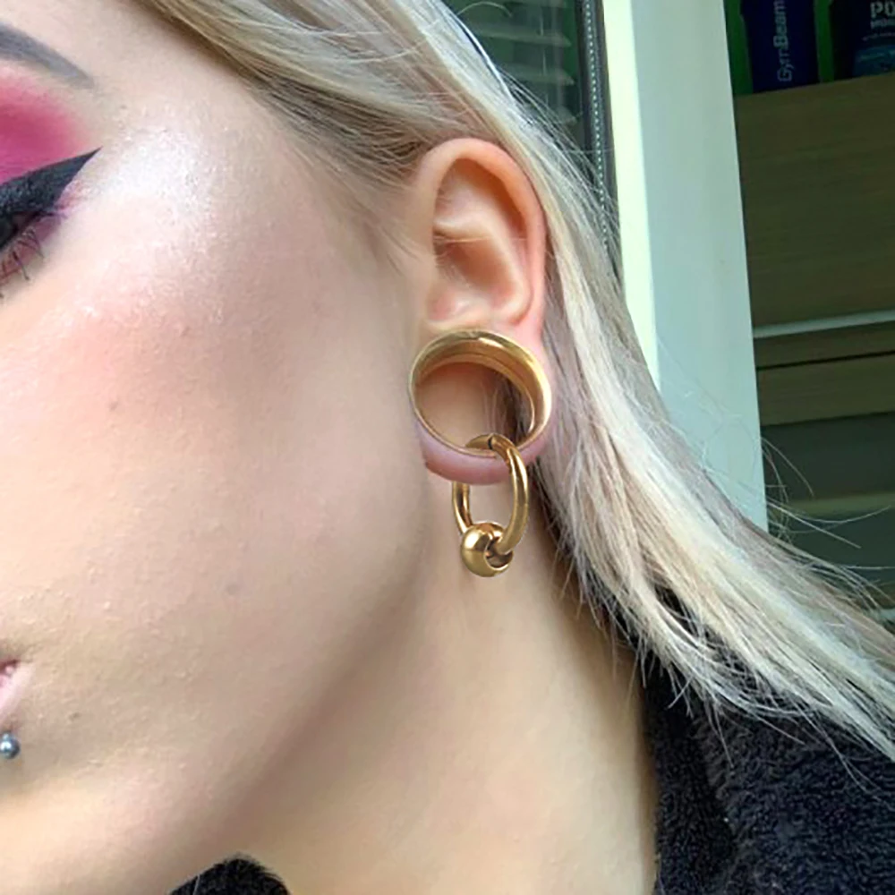 2-delige set roestvrijstalen r - Body Jewelry Hangers recensie en prijs