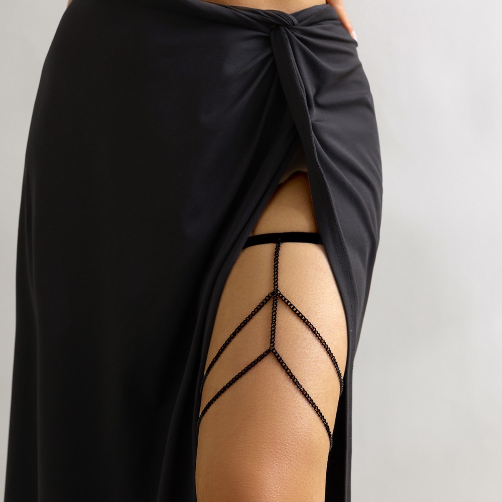 Vrouwen elastische beenketting - Body Jewelry Leg Chain recensie en prijs