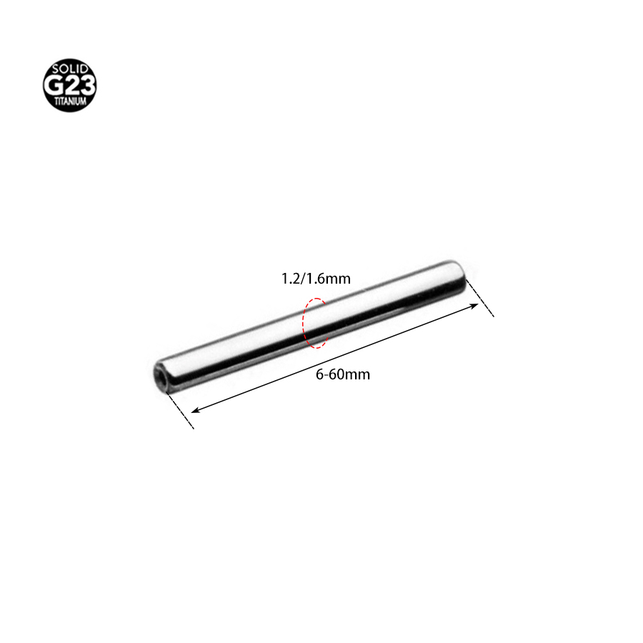 6-60Mm Binnentanden Rechte Sta - Body Jewelry Universe recensie en prijs