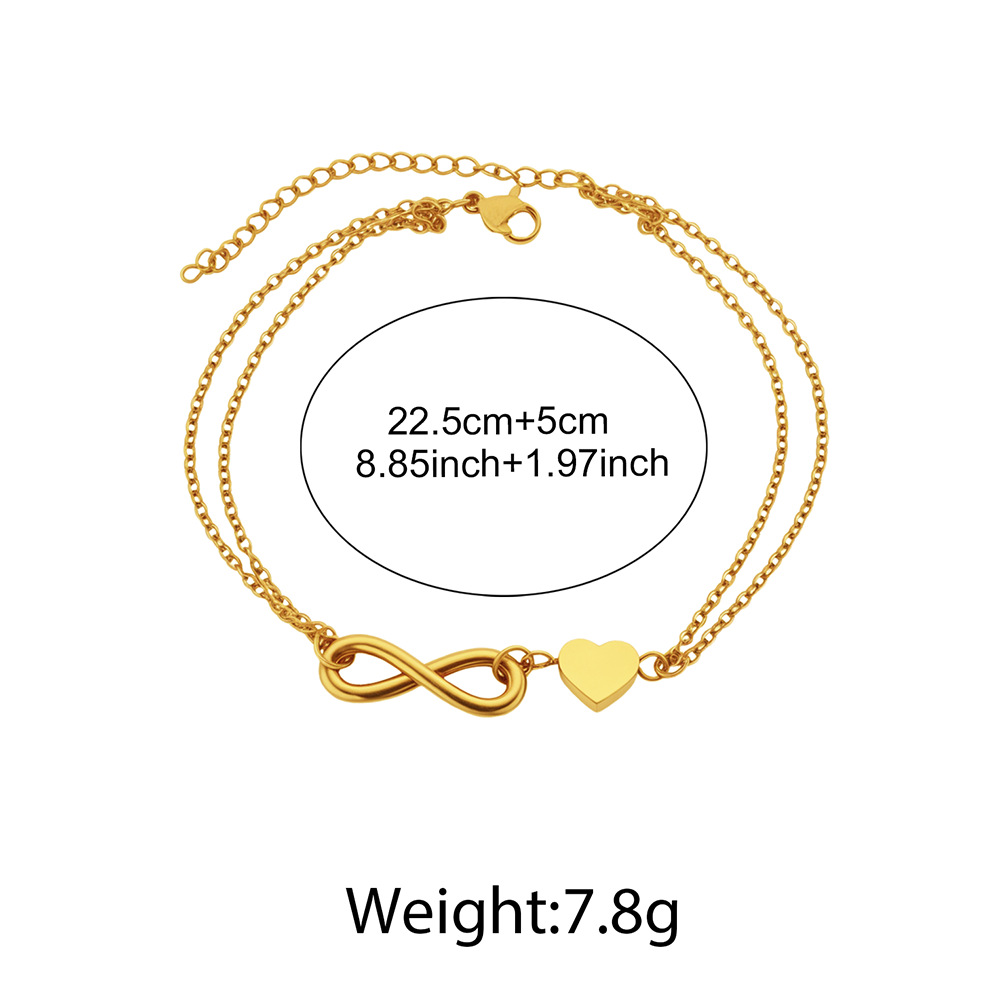 Roestvrij staal Infinity Love  - Body Jewelry Leg Chain recensie en prijs