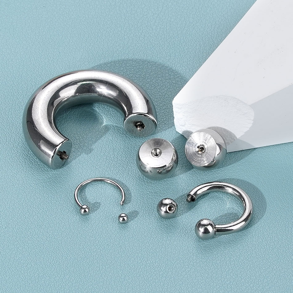 1PC 18G-00G Grote Gauge Rvs Ho - Body Jewelry Hangers recensie en prijs