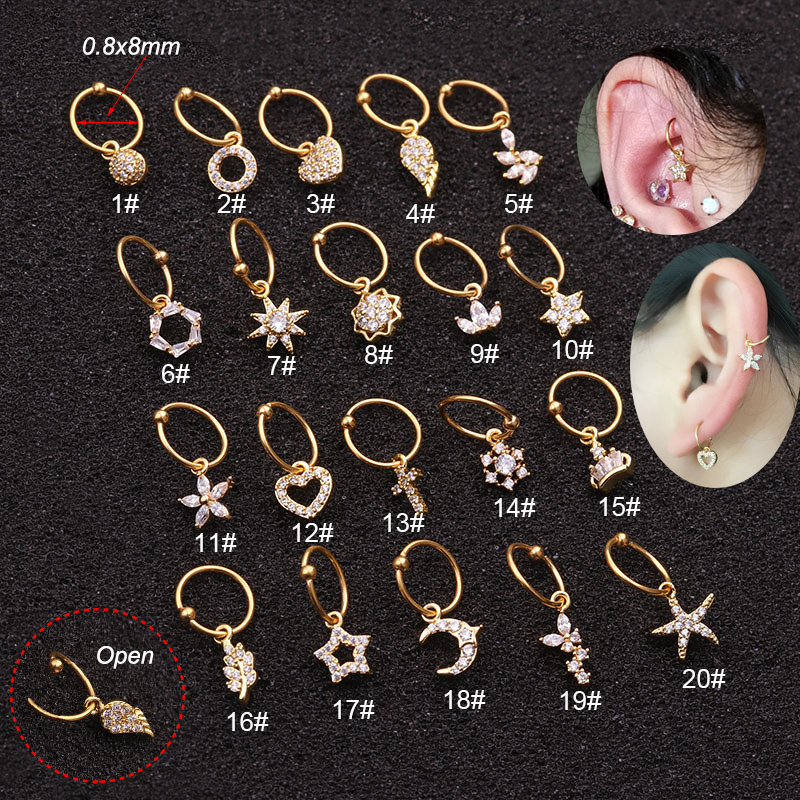 1Pc Universele Ring Hoepel Ear - Body Jewelry Universe recensie en prijs